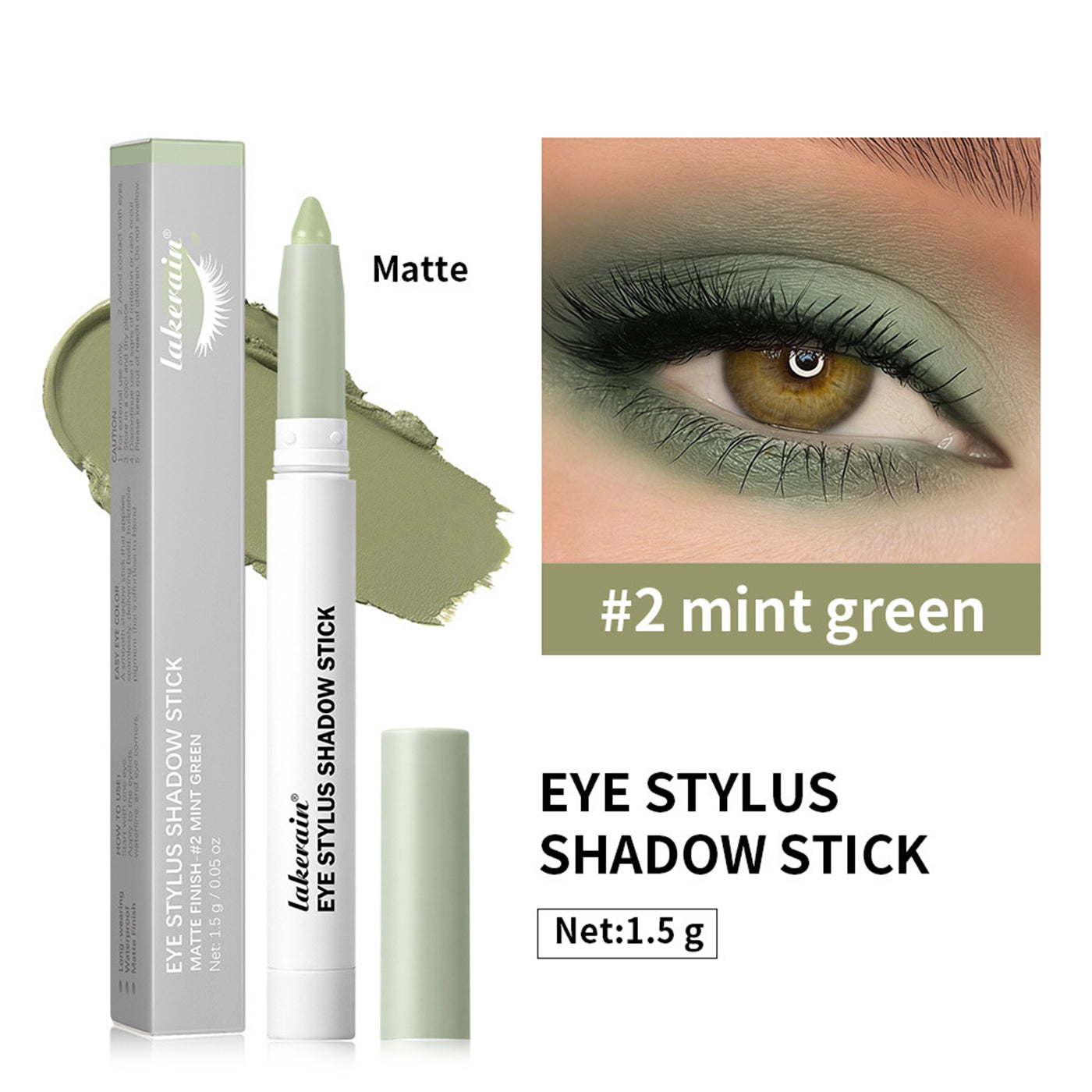 Cream Eyeshadow Stick - Long-Lasting, Waterproof, Multiple Colors