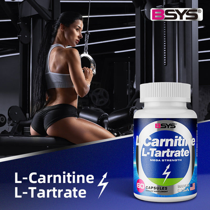 L-Carnitine L-Tartrate Supplement - 60 Capsules
