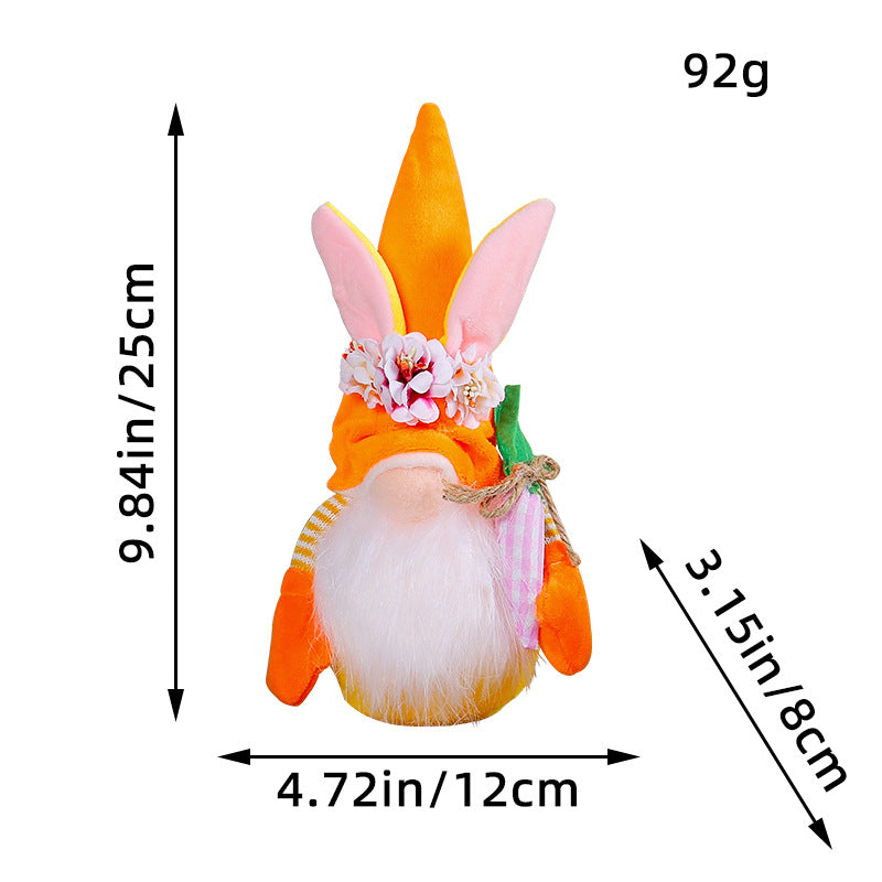 Easter Faceless Doll Gift Set Small Decor for Holiday Celebrations