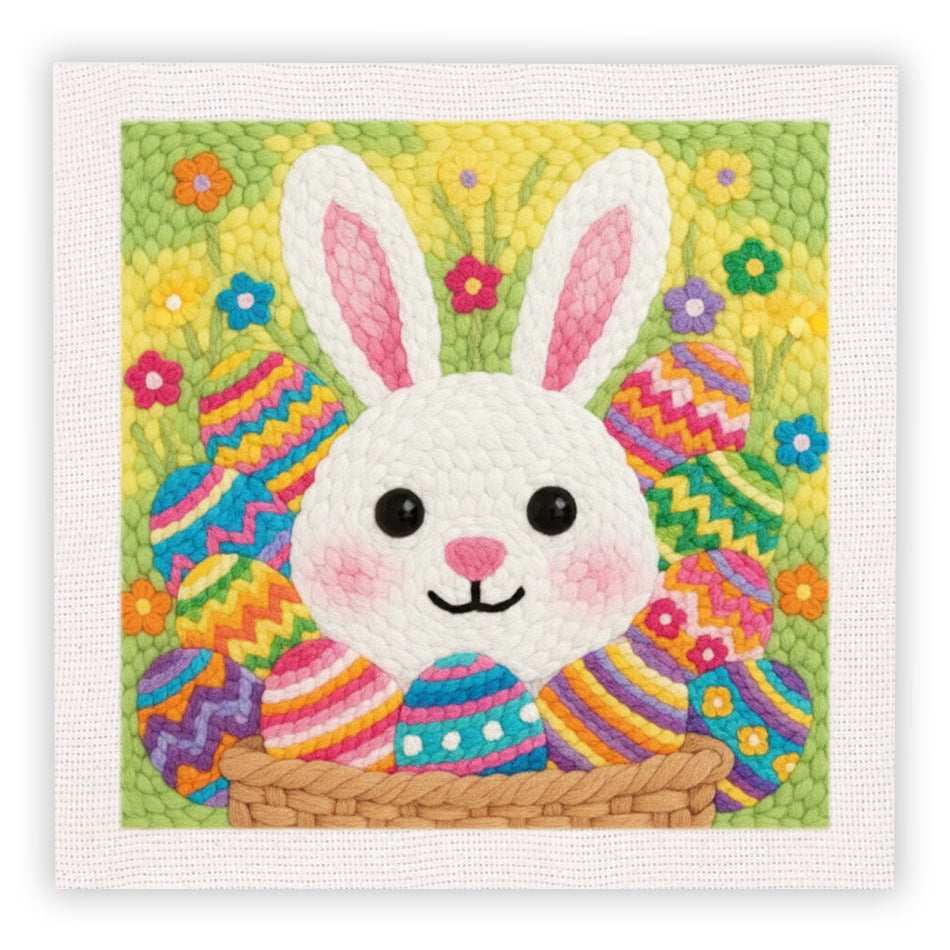 Handmade Embroidery Floral and Animal Wall Art - Creative Gift