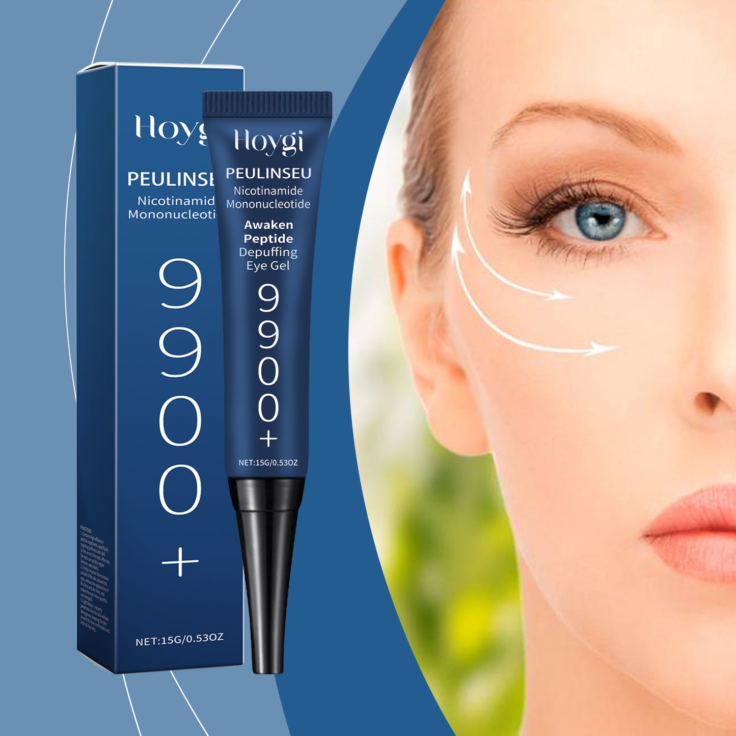 Moisturizing Firming Eye Cream with Hyaluronic Acid for Dark Circles