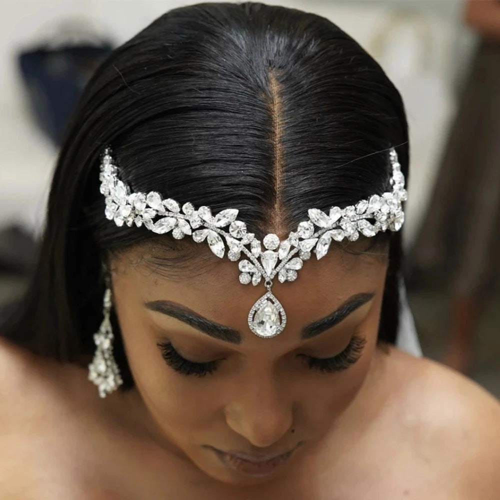 Zircon Head Chain Bridal Headband