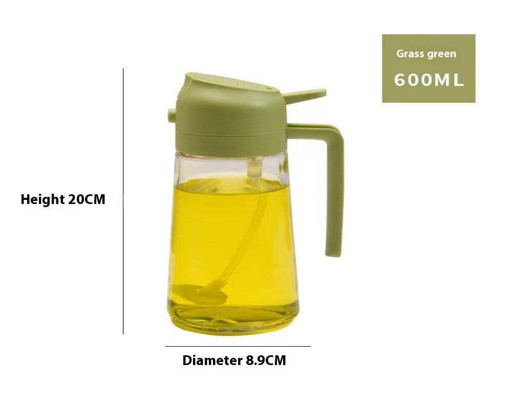 Two-in-One Oil Spray Dispenser for Kitchen & Barbecue - Capacity Options