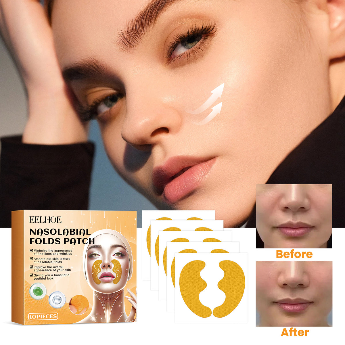 Facial Tightening Patches 10pcs - Moisturizing Skin Lift & Firming Mask
