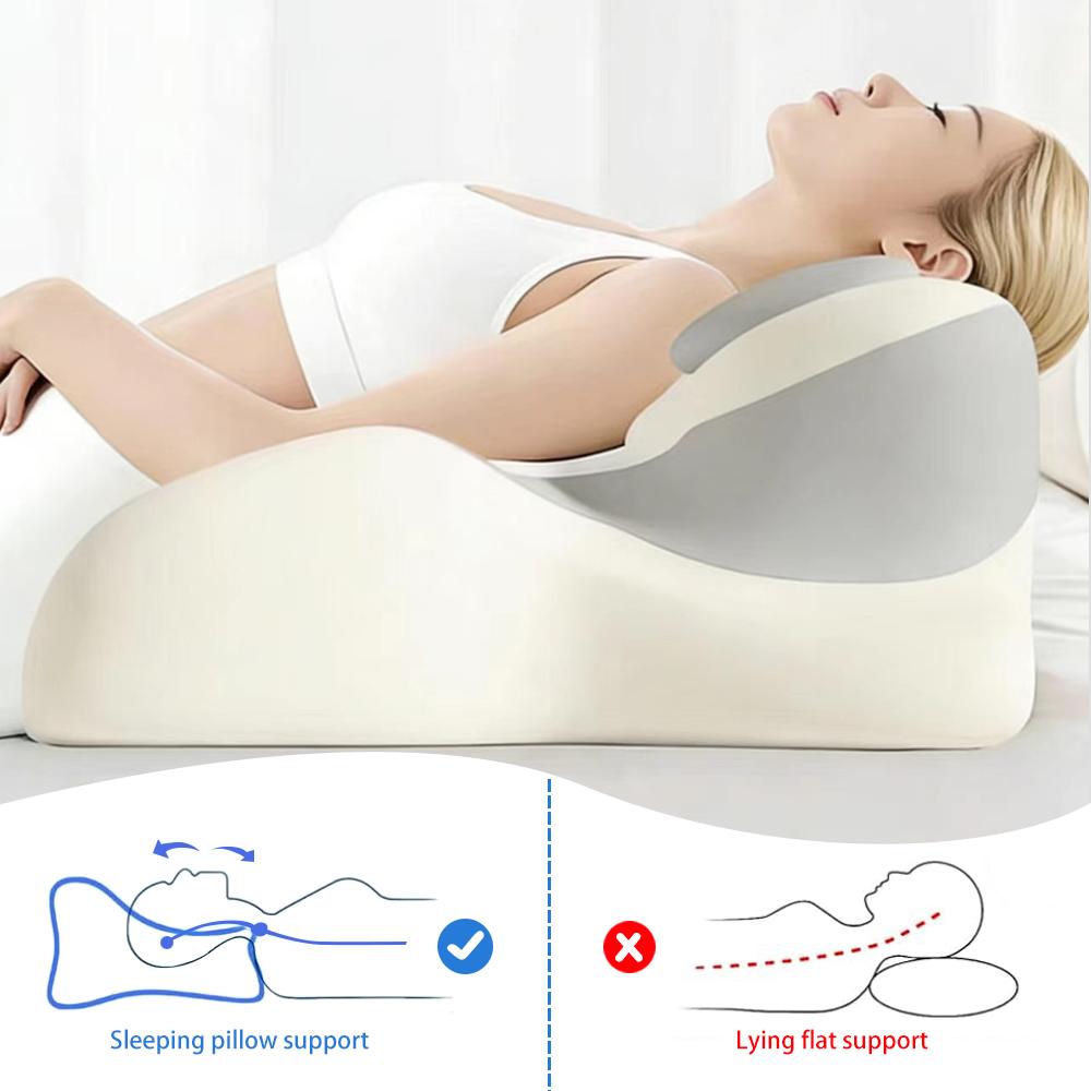 Ergonomic Heart-Shaped Memory Foam Chest Support Pillow
