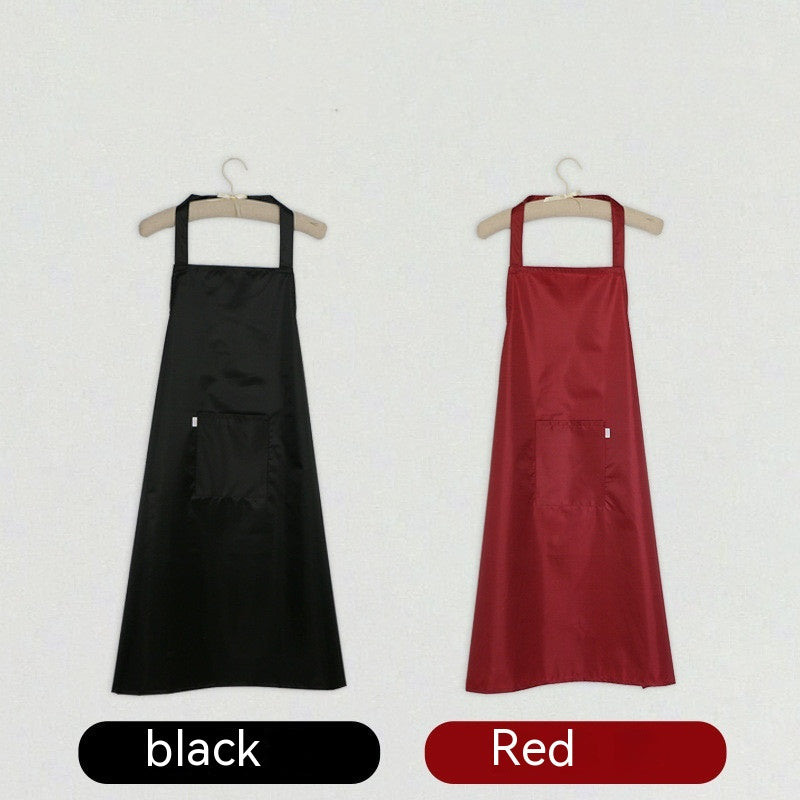 Waterproof Chef Overalls with Oil-Proof Solid Color Waterproof Material for Kitchen Cooking