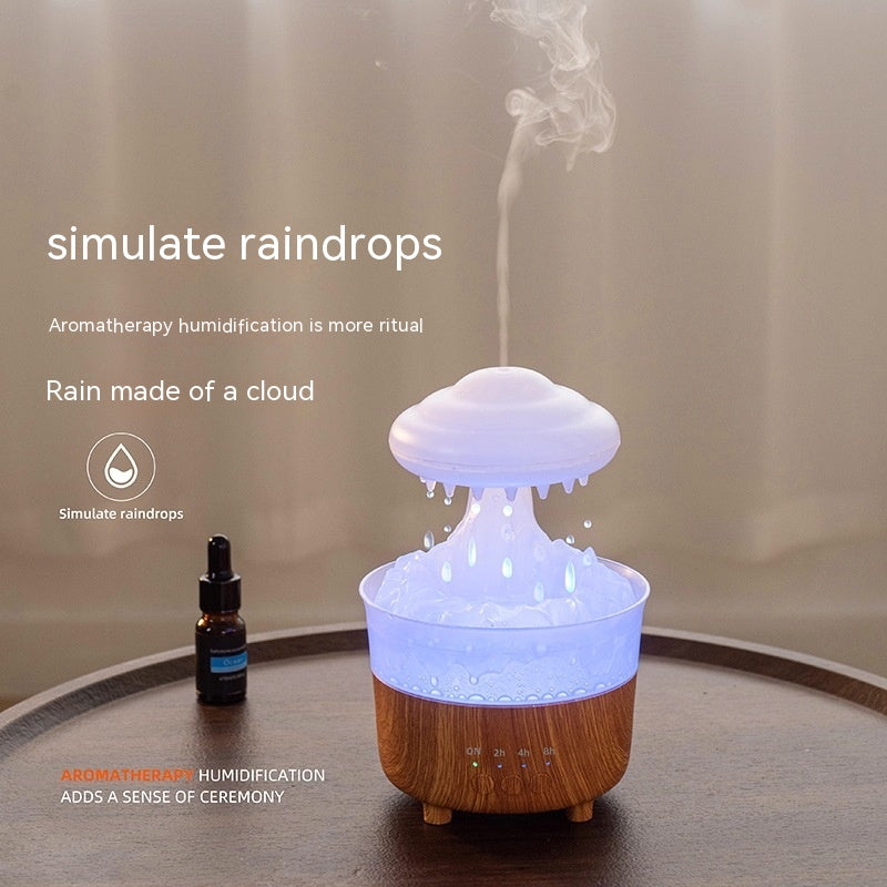 Colorful Rain Cloud Humidifier with Remote Control for Home & Office