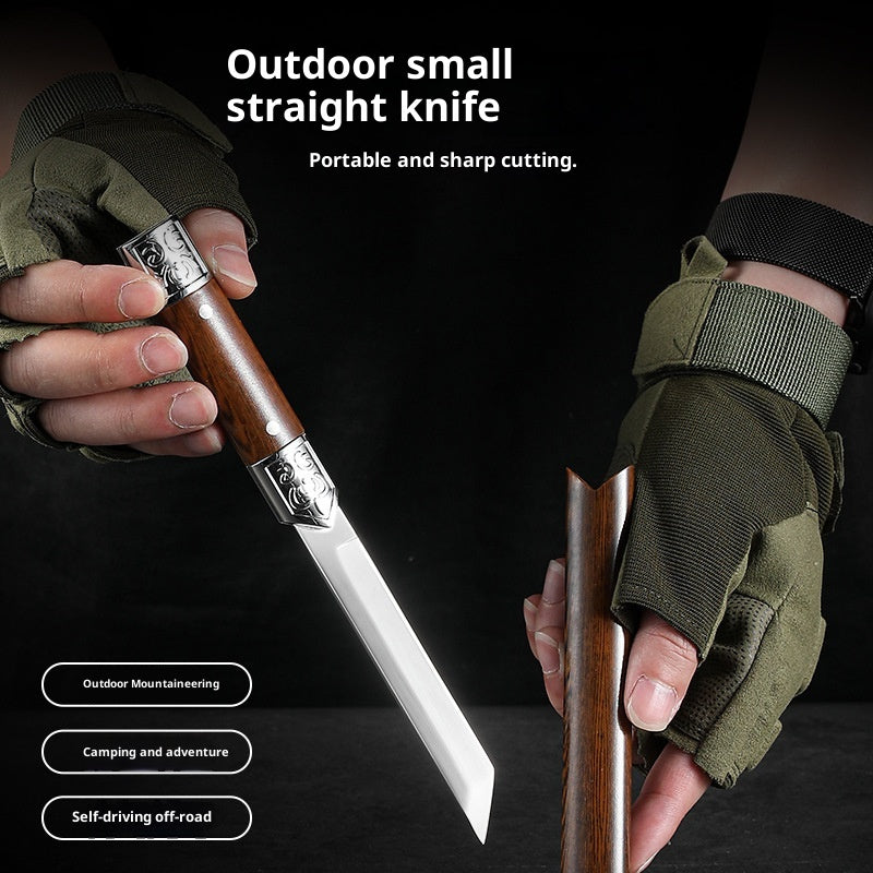 Outdoor Camping Survival Knife - High Hardness Wilderness Fixed Blade Knife