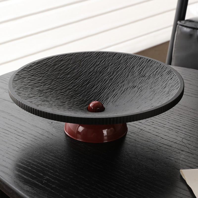 Minimalist Dried Fruit Serving Tray - Light Luxury Vintage Plastic Dinnerware