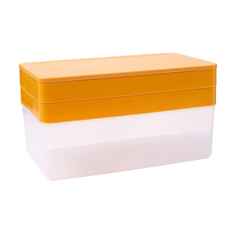 Large Capacity Silicone Ice Cube Mold Food Grade Ice Tray Refrigerator Container