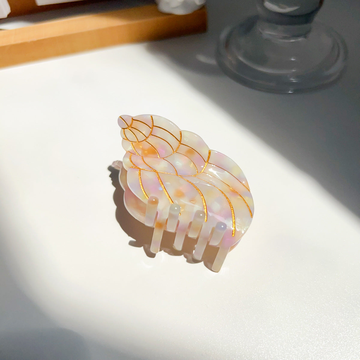 Summer Acetate Conch Hair Barrettes - Cute Hair Accessories