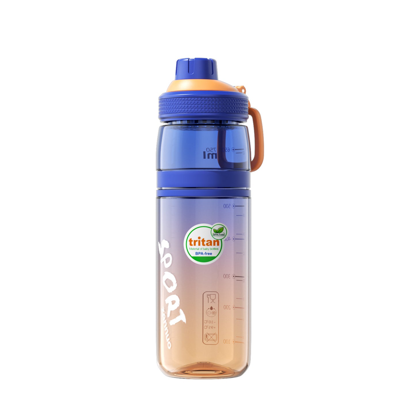 Large Capacity Sports Water Bottle - Leak-Proof Hydration for Outdoor Activities