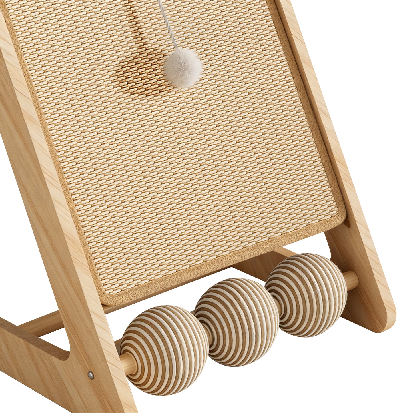 Cat Scratching Post with Ball Attachment - Pet Furniture & Toys