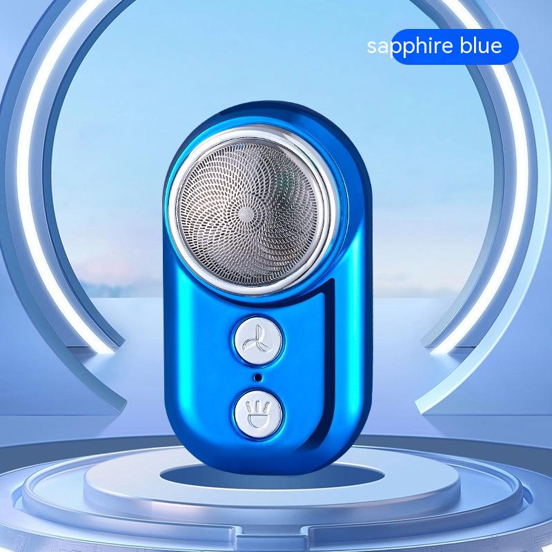 Men's Portable Electric Shaver with LED Light