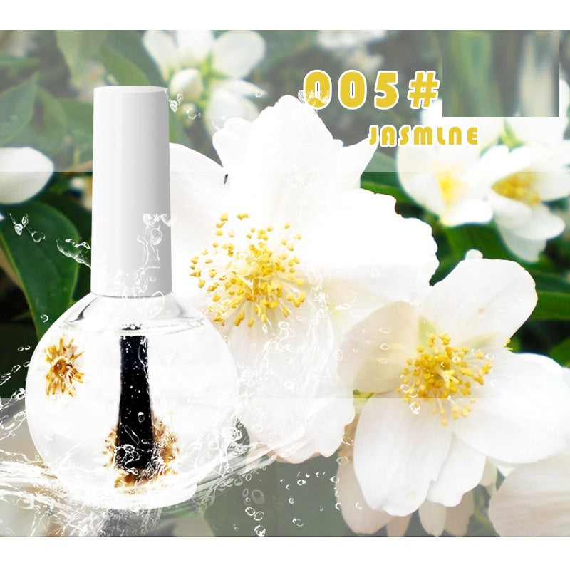 Dried Flower Cuticle Oil - 15ml Moisturizing Nail & Cuticle Treatment