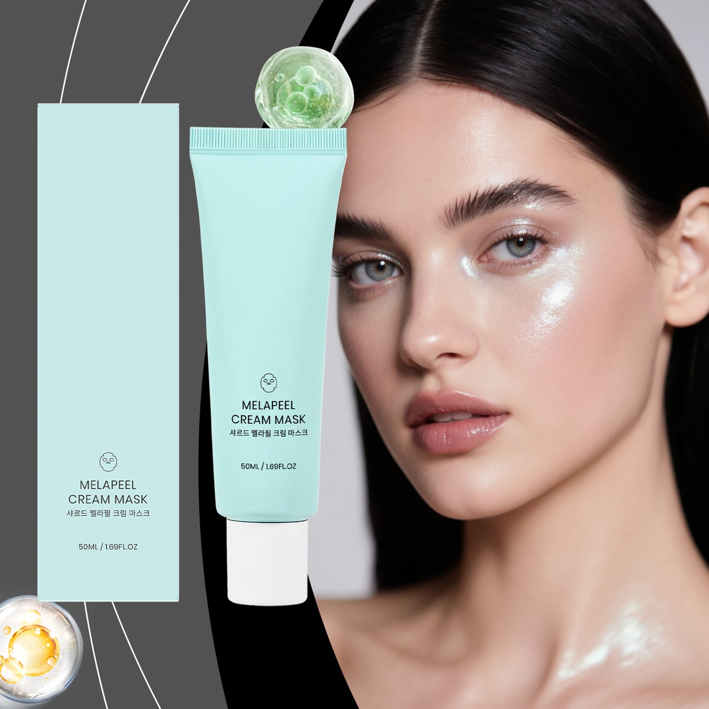 Whitening Peeling Mask for Facial Care - Brightening Skin Treatment