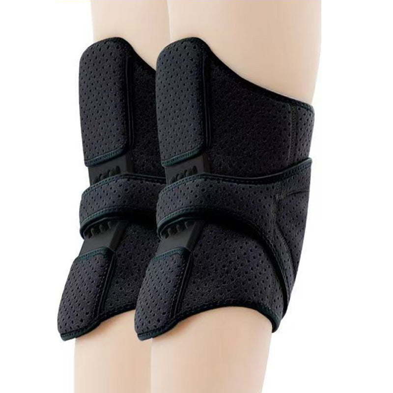 Knee Support Brace for Adults - Support & Compression for Walking, Hiking, Sports - Black & Gray