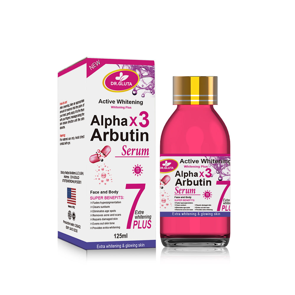 Whitening Arbutin Serum for Body Skin Care 125ml - Glutathione Brightening Serum