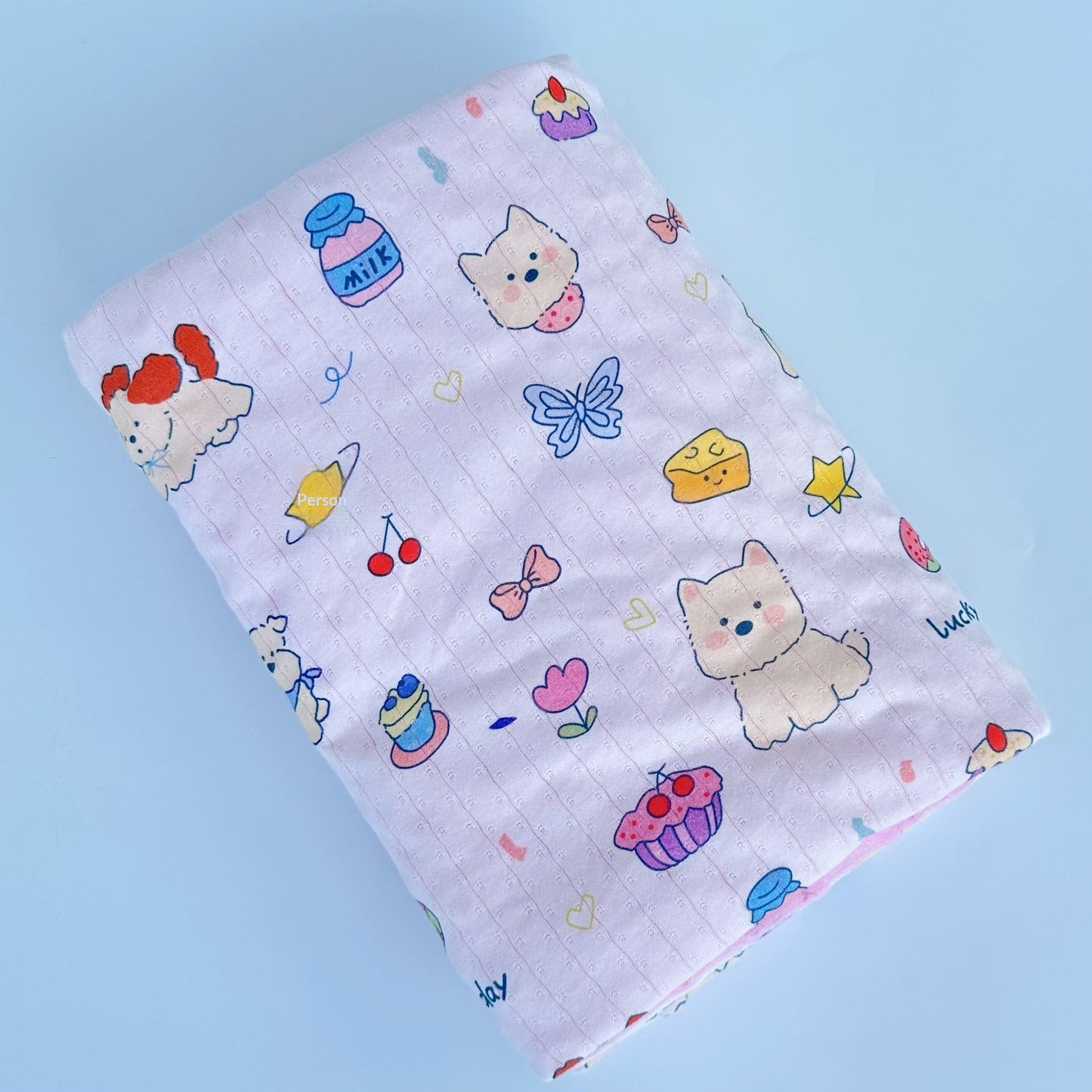 Baby Beanbag Blanket - Soft Cotton Nursery Bedding for Newborns & Toddlers