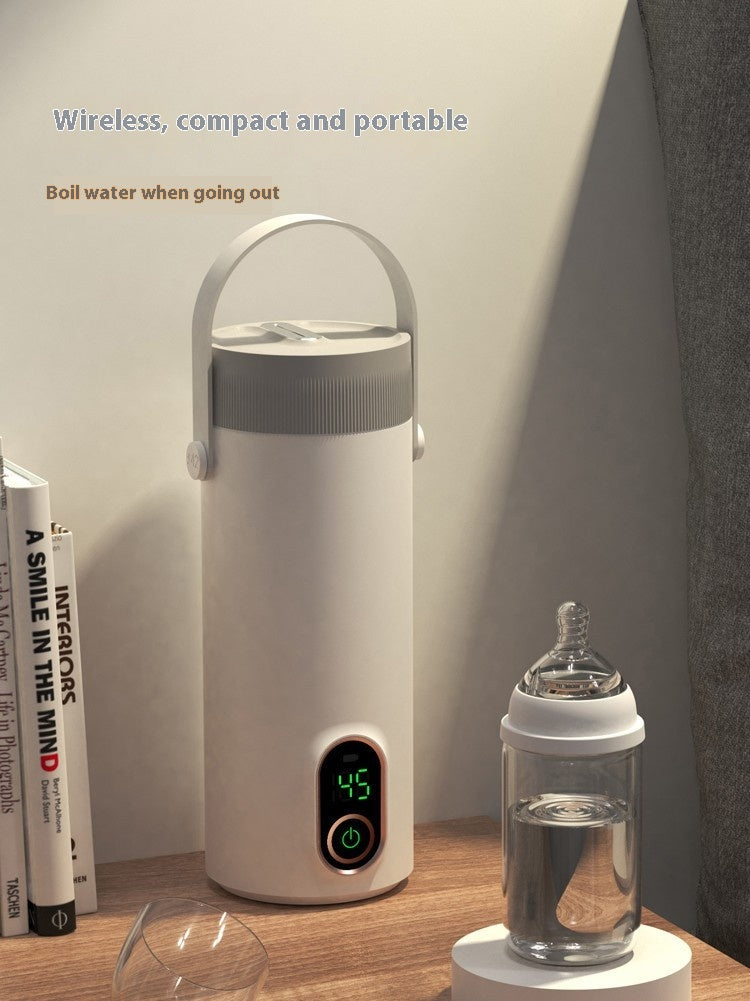 Wireless Portable Water and Electric Cup with Heating Function