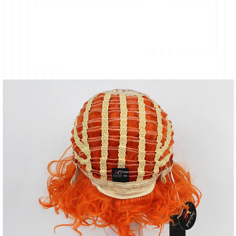 Green Curly Cosplay Wig - Short Anime Character Hair