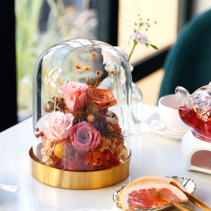 Valentine's Day Preserved Heart-Shaped Flower Gift for Special Occasions