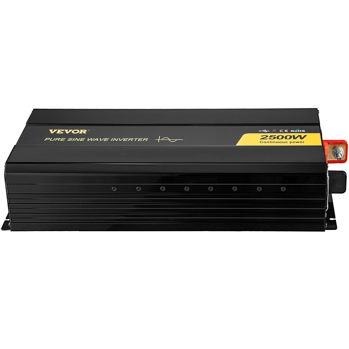 2500W Pure Sine Wave Power Inverter DC 12V to AC 120V with USB LCD Remote