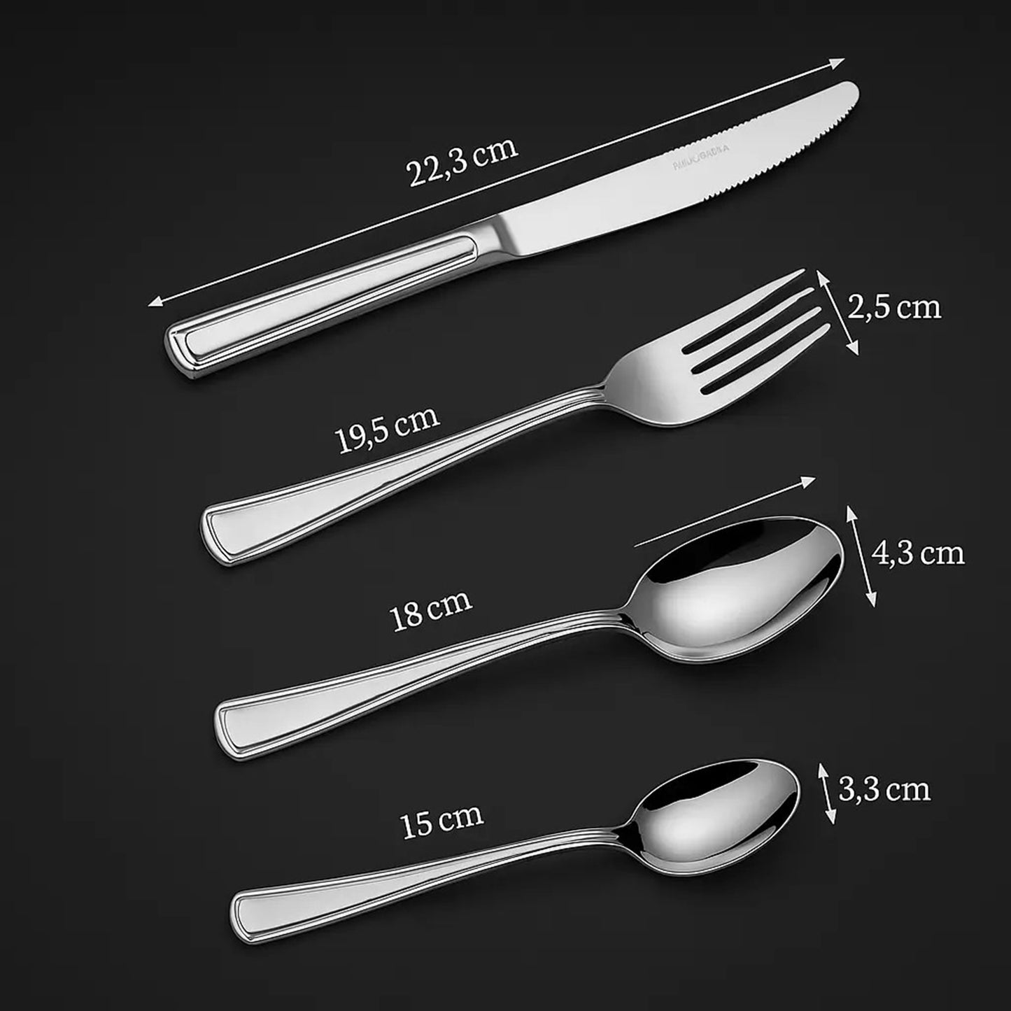 16-Piece Premium Stainless Steel Silverware Set for 4 - Elegant Utensils