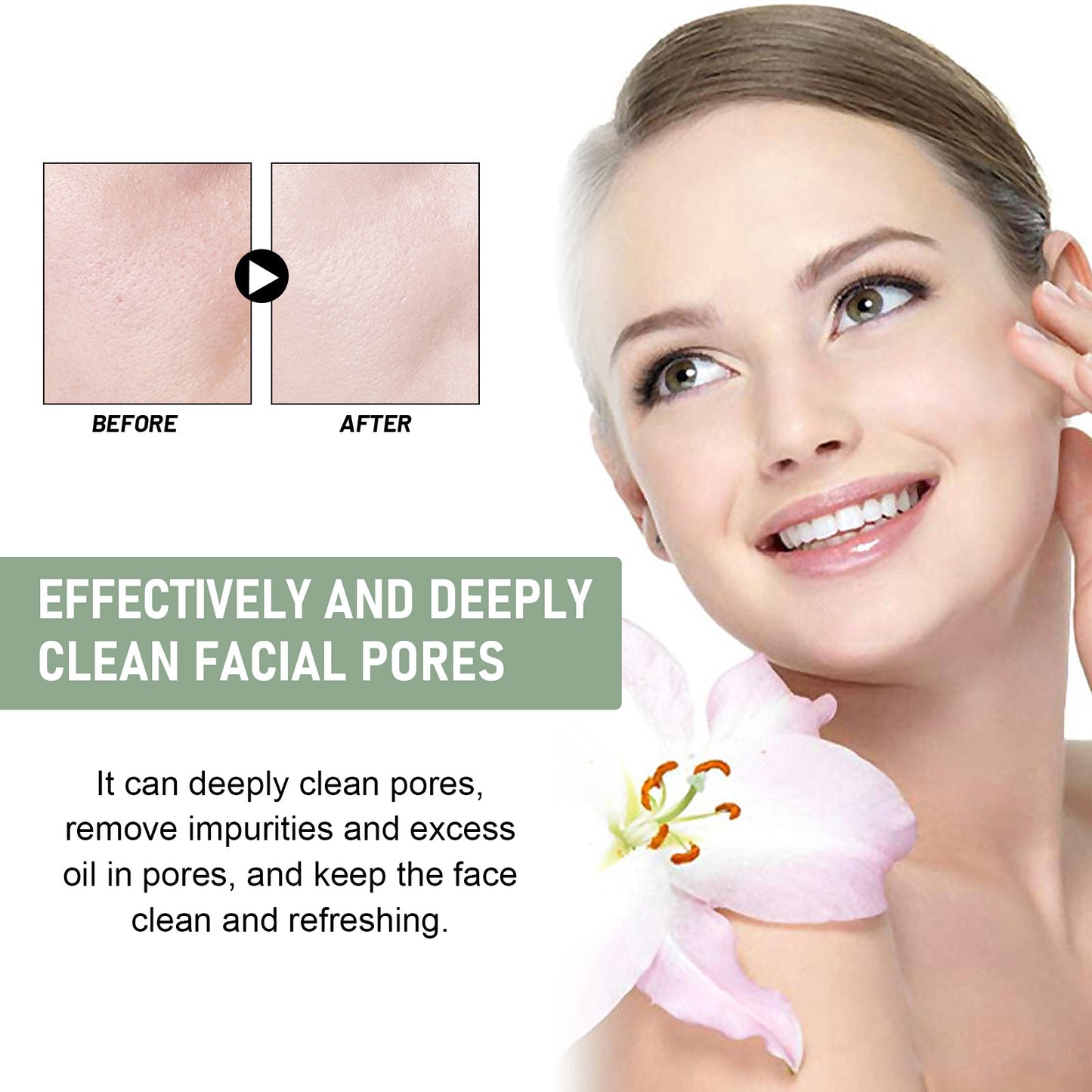 Deep Pore Cleansing Facial Foam - Moisturizing Daily Face Wash 150ml