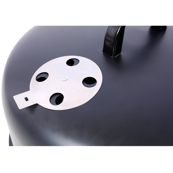 17 Inch Heavy Duty Charcoal Smoker Grill - Black