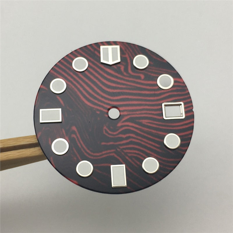 Modified Watch Dial with Luminous Numerals - 28.5MM Standard Color