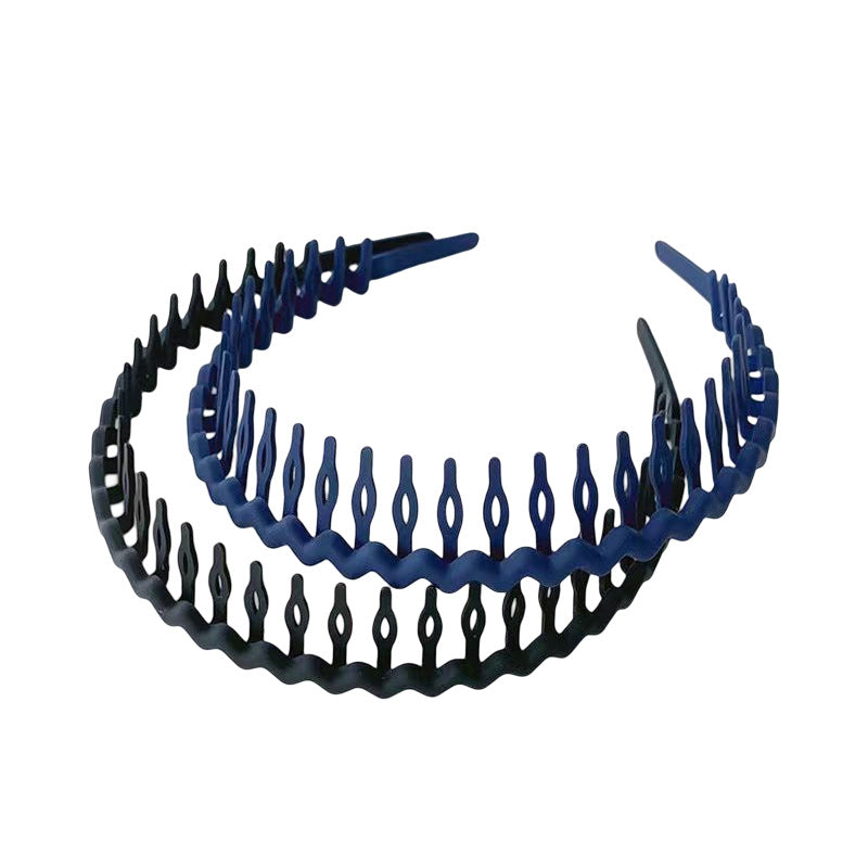 Women’s Non-Slip Tooth Headband Hair Accessory - Multiple Colors Set