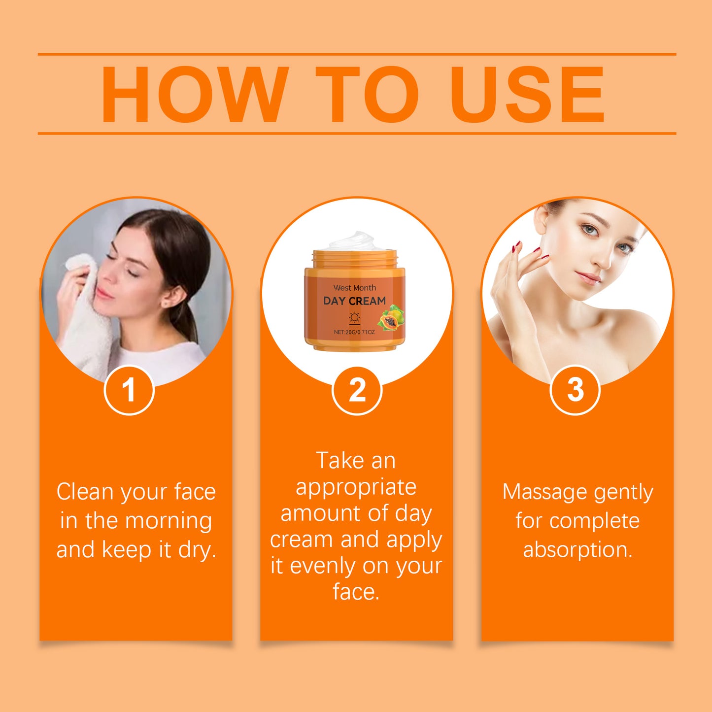 Papaya Facial Cream Set - Vitamin C Day & Niacinamide Night Moisturizer