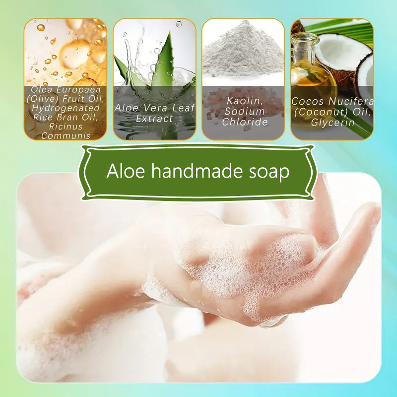 Square Aloe Vera Soap Bar - 100g