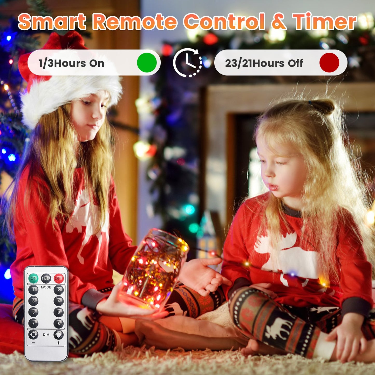 330FT Outdoor Christmas String Lights with Remote & 8 Modes