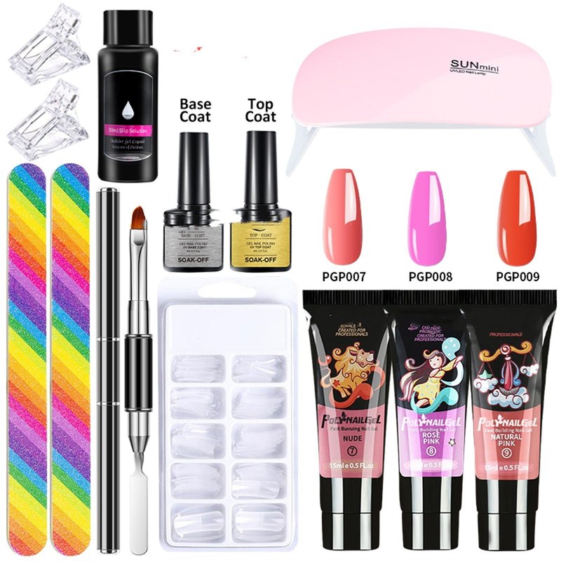 13-Piece Crystal Extended Nail Glue Set