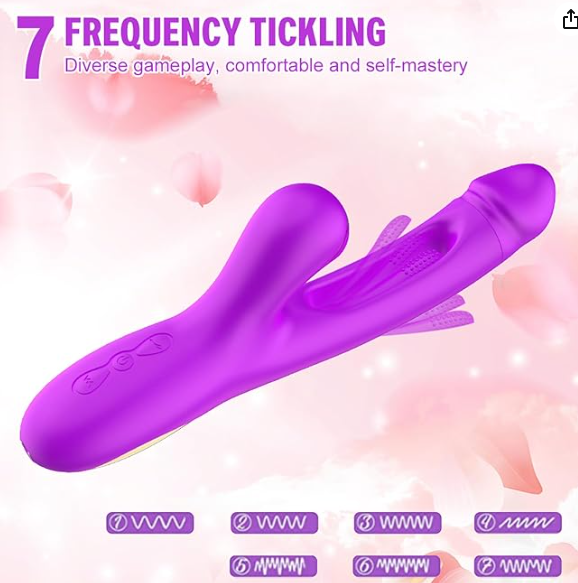 3-in-1 Rabbit Vibrator for Women - G-Spot & Clitoral Stimulation