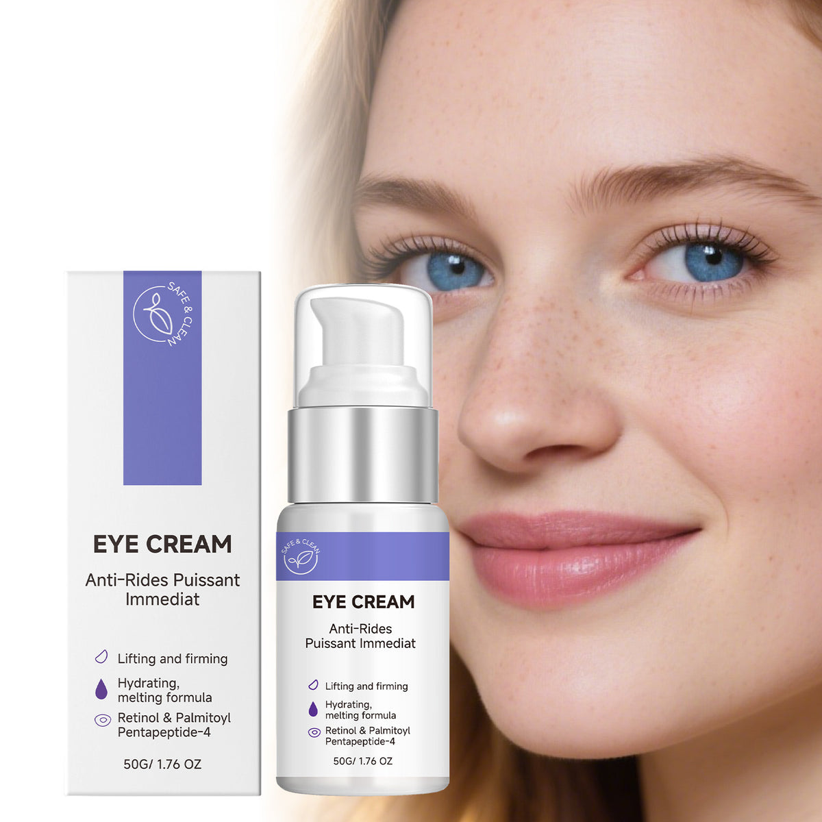 Hydrating Retinol Eye Cream for Moisturizing and Skin Rejuvenation - 50G