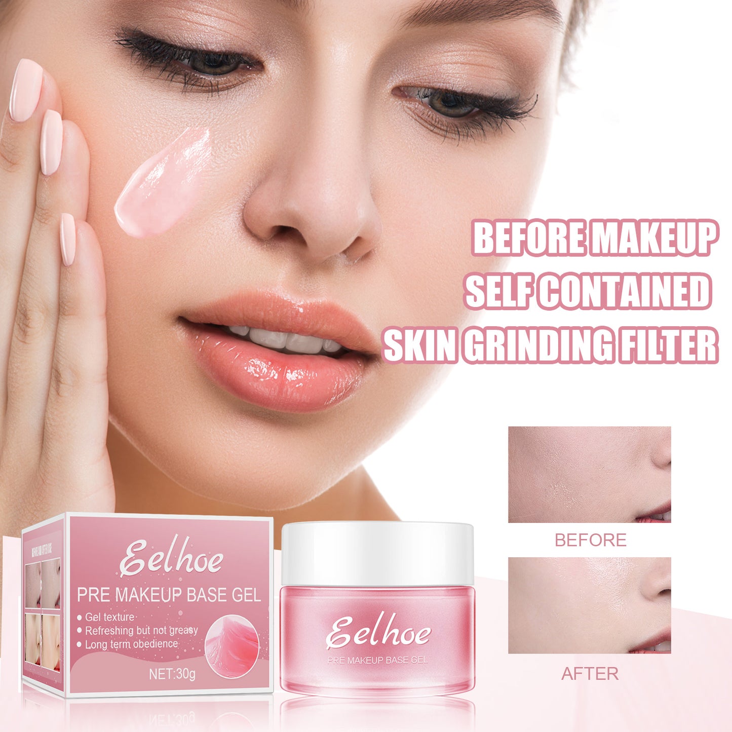Moisturizing Makeup Primer Gel - Pore Refining & Oil Control Face Base