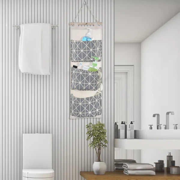 Wall Mounted Storage Bag Door Closet Hanging Organizer Waterproof 3