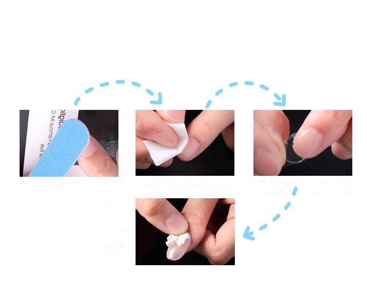 Nail Art Tips Fake Nail Tips Plastic False Nails for Manicure - Customizable Size