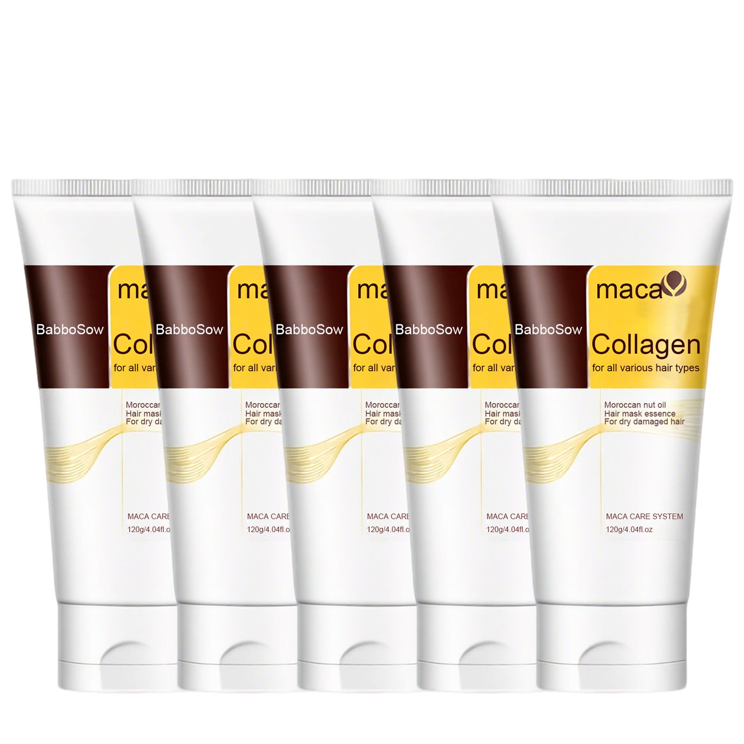 Collagen Hair Mask for Deep Repair - 600mL Anti-Frizz Hydrating Treatment