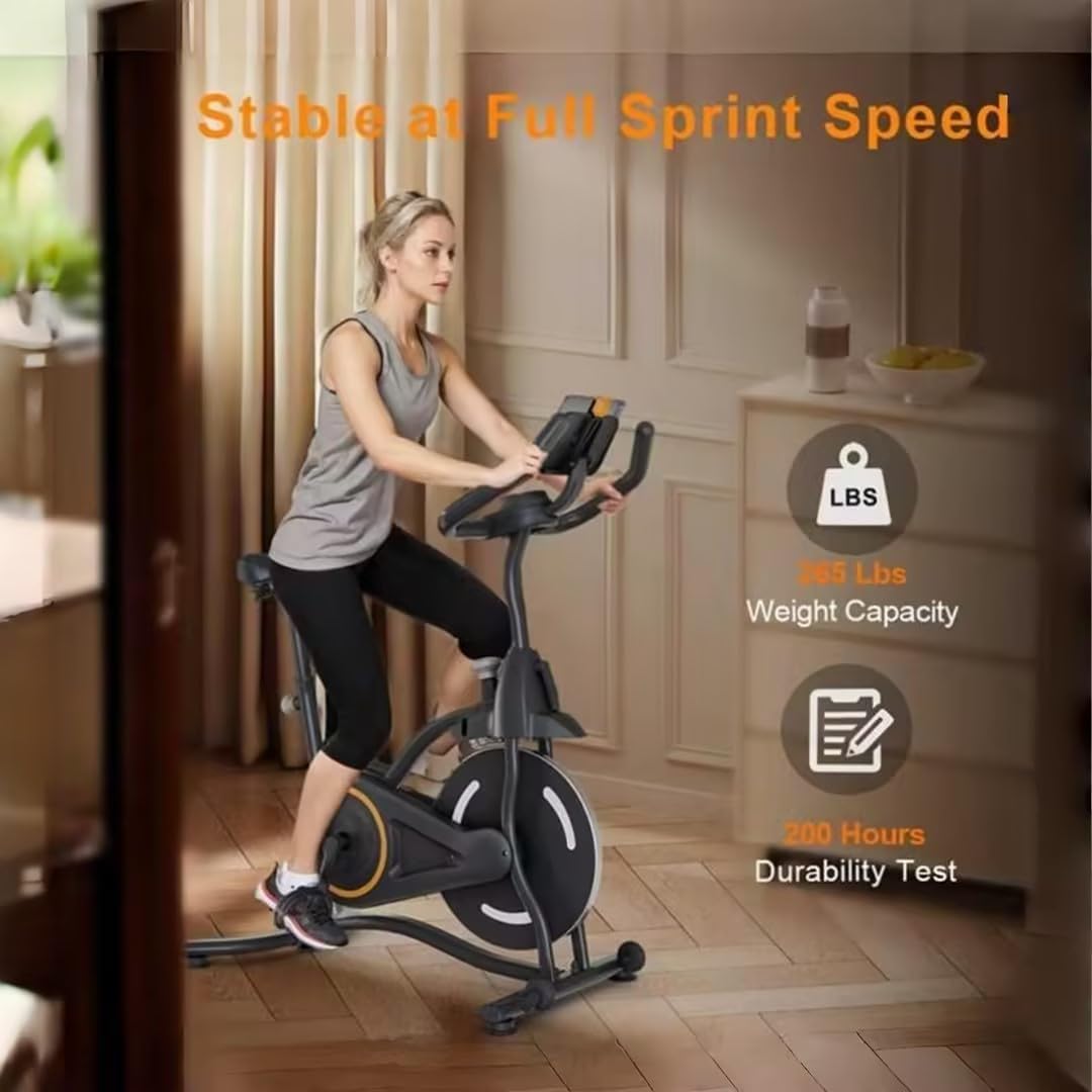 High-Quality Spin Cycle Exercise Bike - Black