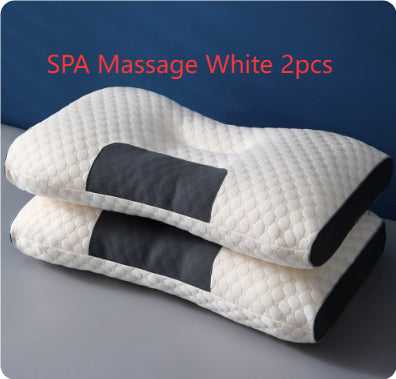 Massage Neck Pillow - Non-Collapse Cotton Pillow for Relaxation & Comfort
