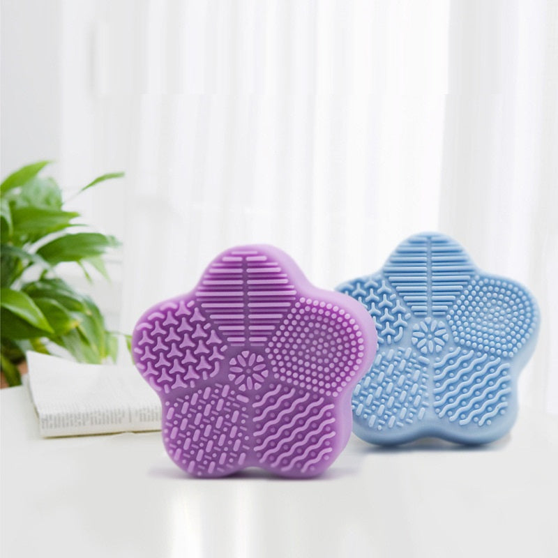 Silicone Starfish Shaped Scrub Pad - Bathroom Cleaning Sponge