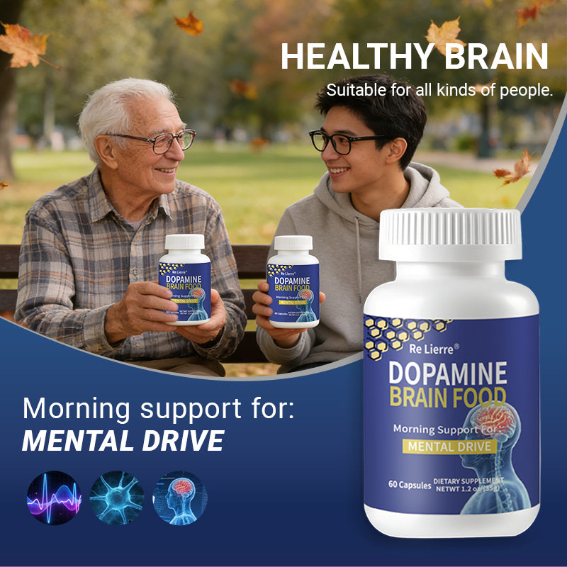 Dopamine Brain Support Supplement - 60 Capsules - Mental Focus & Clarity