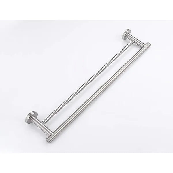 23.6 Inch Stainless Steel Double Towel Bar Wall Mount Bathroom Accessories