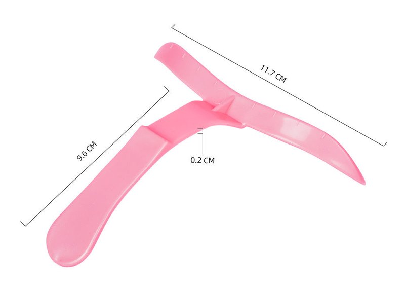Eyebrow Stencil Set - 4pc Plastic Positioning Tool