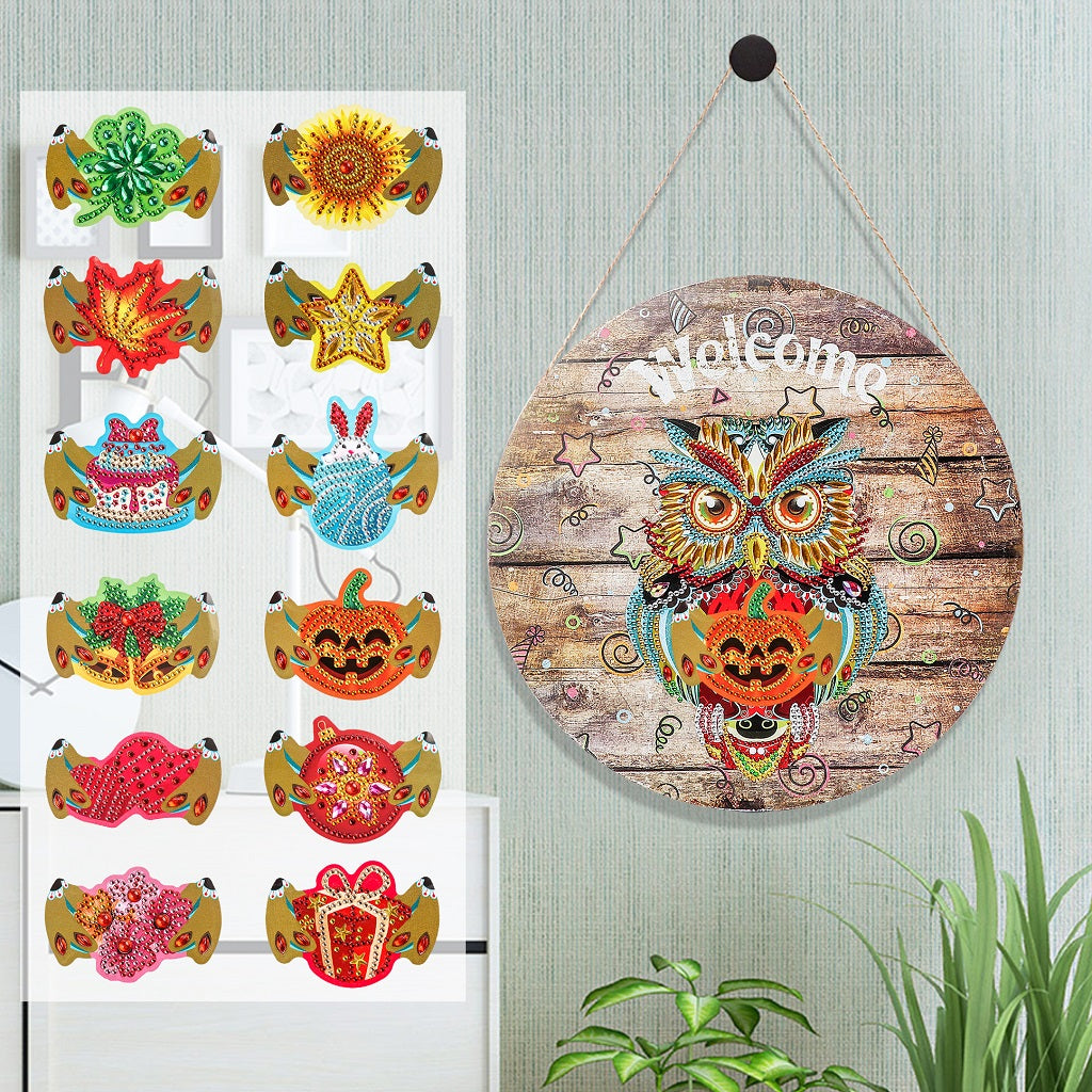 Luminous Iron Sheet Decoration Welcome Sign for Home & Garden