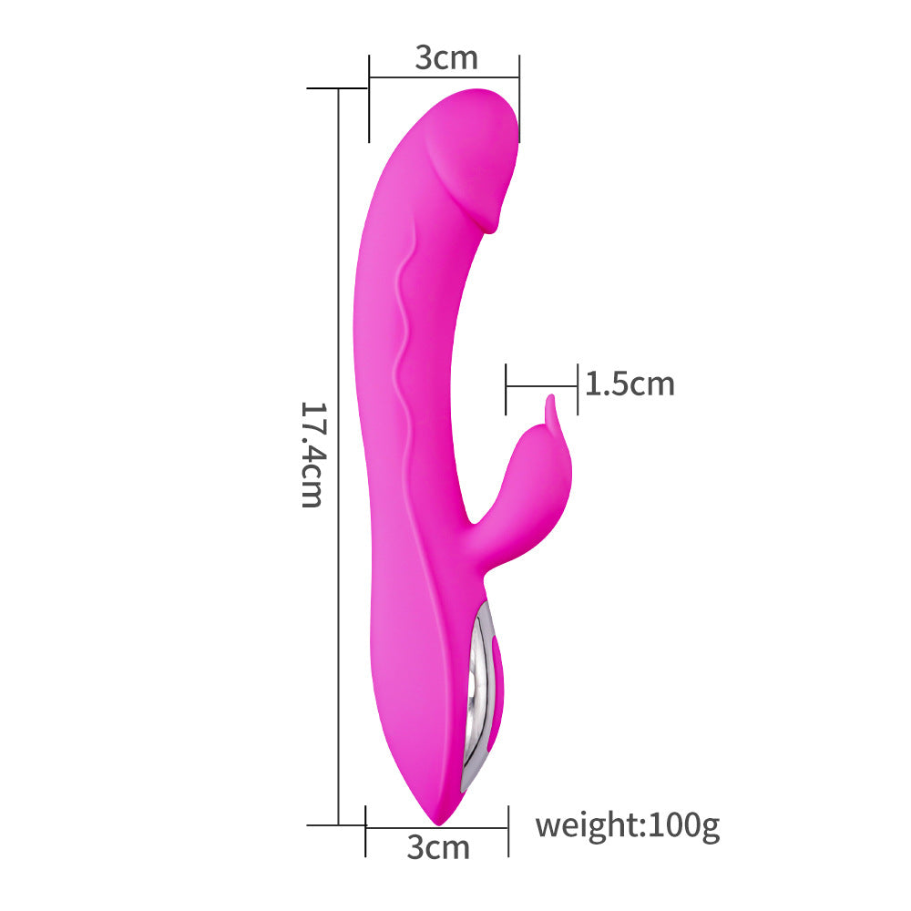 G-Spot Vibration Female Massage Device - Manual Silicone Adult Wellness